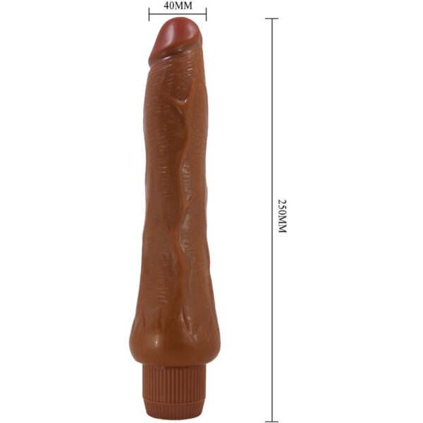 Baile Dryad — Realistic Vibrator, 25 cm, Brown — Realistic Vibrators — view 3