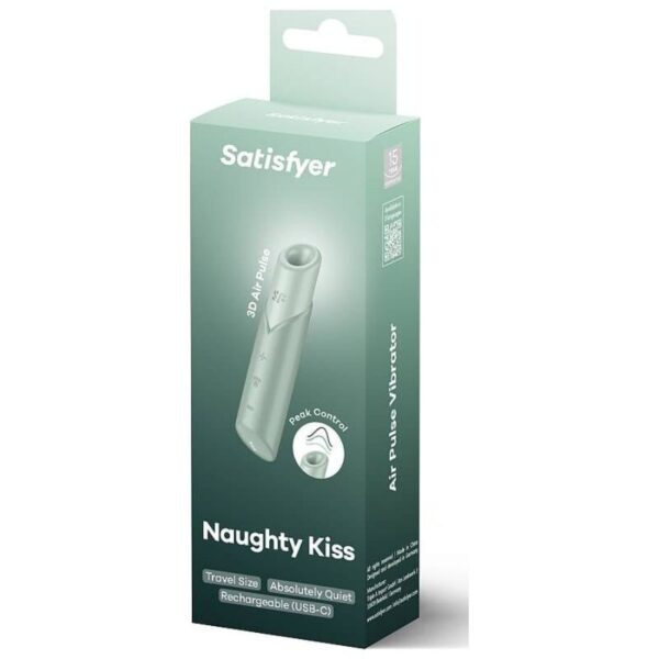 Satisfyer Naughty Kiss — Air Pulse Stimulator, Waterproof — Clitoral Stimulators — view 2