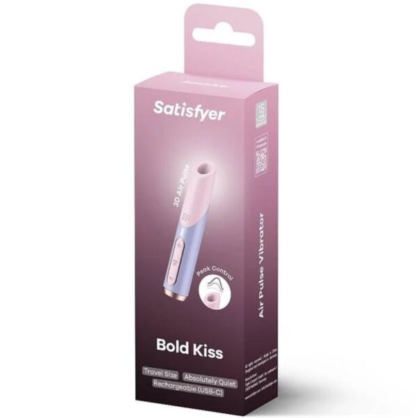Satisfyer Bold Kiss — Air Pulse Stimulator, Waterproof — Clitoral Stimulators — view 2