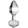 Icicles No. 44 — Glass Butt Plug, 6.5 cm — Anal