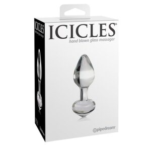 Icicles No. 44 — Glass Butt Plug, 6.5 cm — Anal — view 2