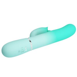Pretty Love Gigi — Rabbit Vibrator, Rechargeable, Aqua Green — Rabbit Vibrators — view 2