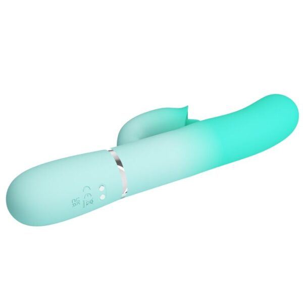 Pretty Love Gigi — Rabbit Vibrator, Rechargeable, Aqua Green — Rabbit Vibrators — view 2