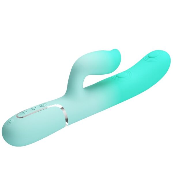 Pretty Love Gigi — Rabbit Vibrator, Rechargeable, Aqua Green — Rabbit Vibrators — view 4