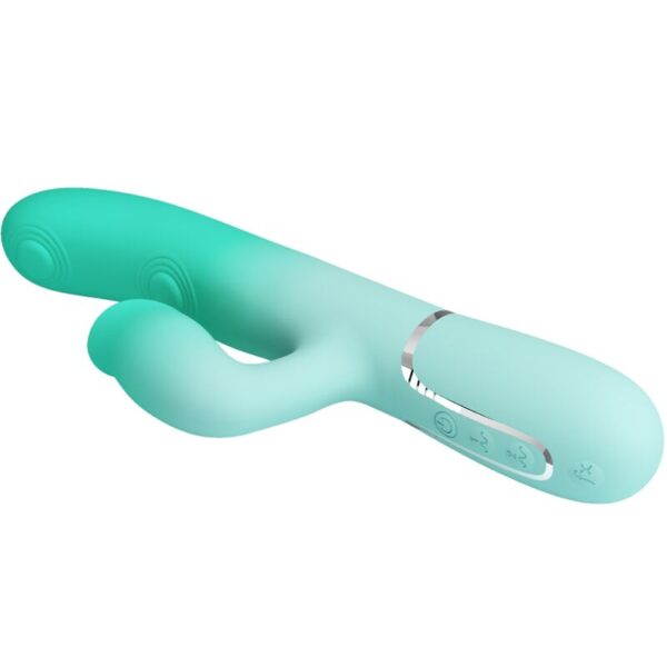 Pretty Love Gigi — Rabbit Vibrator, Rechargeable, Aqua Green — Rabbit Vibrators — view 7