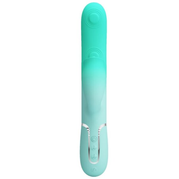 Pretty Love Gigi — Rabbit Vibrator, Rechargeable, Aqua Green — Rabbit Vibrators — view 10