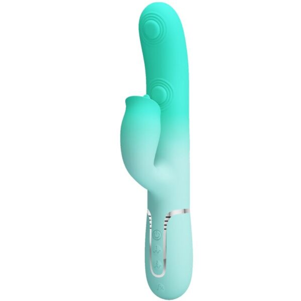 Pretty Love Gigi — Rabbit Vibrator, Rechargeable, Aqua Green — Rabbit Vibrators — view 11