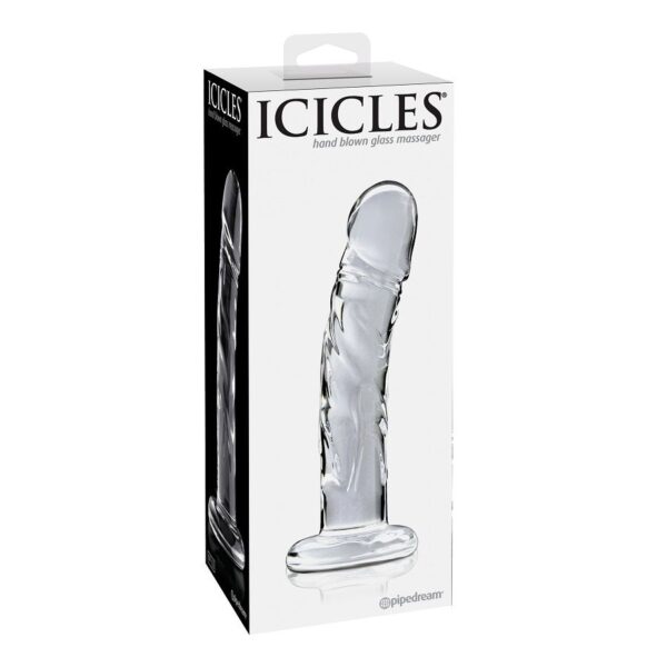 Icicles No. 62 — Realistic Dildo, Glass, 14.5 cm — Dildos — view 3