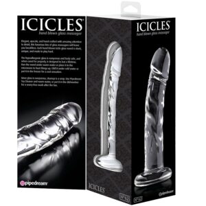 Icicles No. 62 — Realistic Dildo, Glass, 14.5 cm — Dildos — view 4