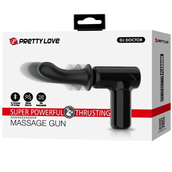 Pretty Love DJ Doctor — Personal Massager, Rechargeable, Black — Clitoral Stimulators — view 10