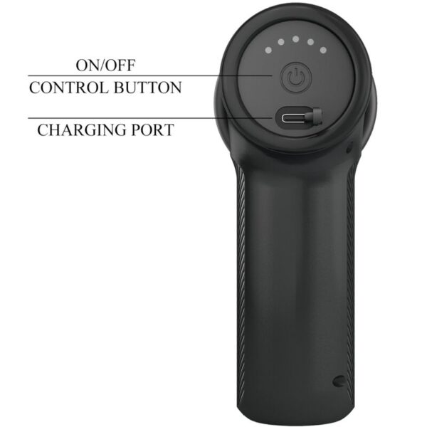 Pretty Love DJ Doctor — Personal Massager, Rechargeable, Black — Clitoral Stimulators — view 2