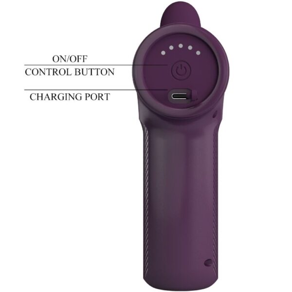 Pretty Love DJ Scholar — Personal Massager, Rechargeable, Purple — Clitoral Stimulators — view 3