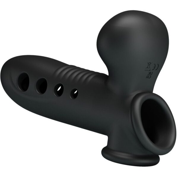 Pretty Love Crane — Penis Sleeve, Inflatable, Black — Penis Accessories — view 4