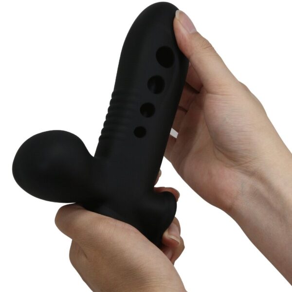 Pretty Love Crane — Penis Sleeve, Inflatable, Black — Penis Accessories — view 9