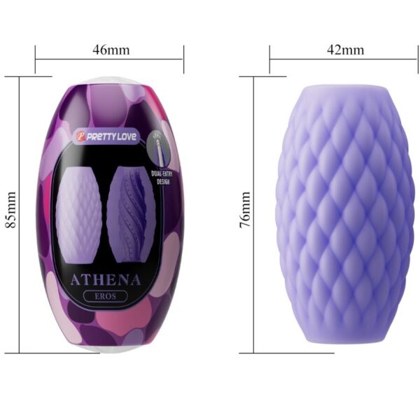 Pretty Love Athena Eros — Male Masturbator, Waterproof, Purple — Male Masturbators — view 5