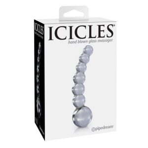 Icicles No. 66 — Glass Dildo, 9 cm — Anal — view 2
