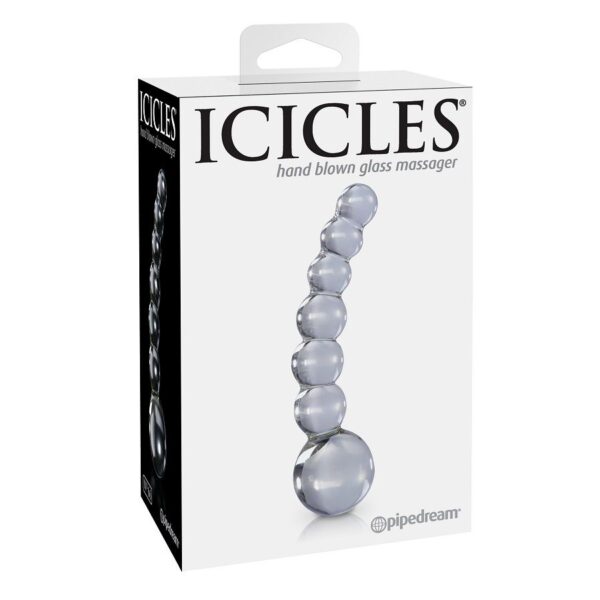 Icicles No. 66 — Glass Dildo, 9 cm — Anal — view 2
