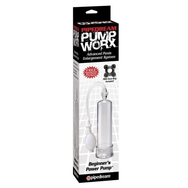 Pump Worx Beginners Power — Penis Pump, Transparent — Penis Pumps — view 2
