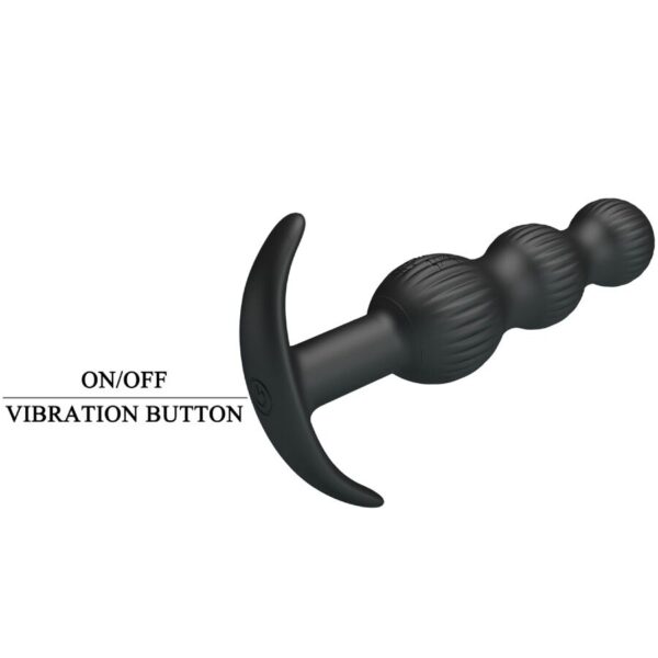 Pretty Love Sidney — Anal Vibrator, Rechargeable, Black — view 8