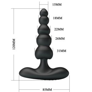 Pretty Love Corban — Anal Vibrator, Rechargeable, Black — view 4