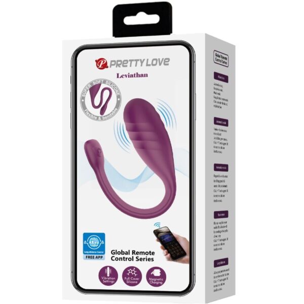 Pretty Love Leviathan — Wearable Vibrator, App-Controlled, Purple — App-Controlled Sex Toys — view 19