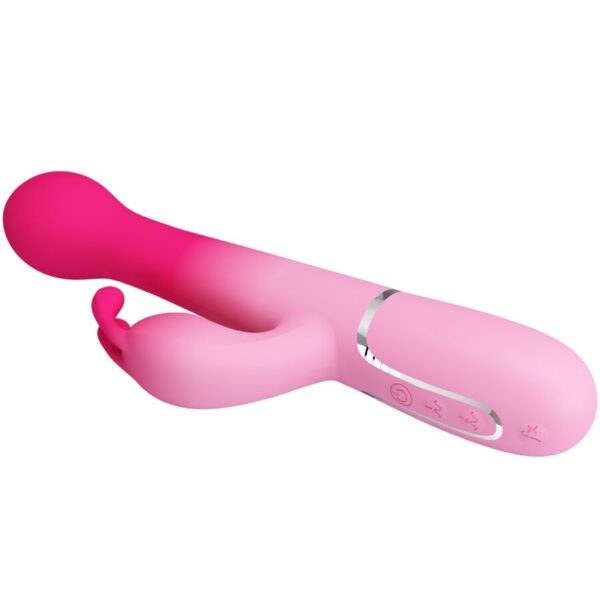 Pretty Love Dejon — Thrusting Vibrator, Rechargeable, Pink — Rabbit Vibrators — view 9