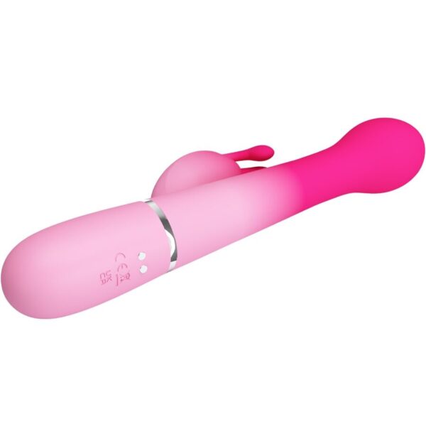 Pretty Love Dejon — Thrusting Vibrator, Rechargeable, Pink — Rabbit Vibrators — view 10