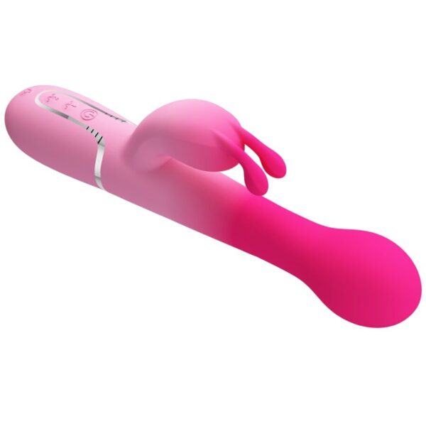Pretty Love Dejon — Thrusting Vibrator, Rechargeable, Pink — Rabbit Vibrators — view 6