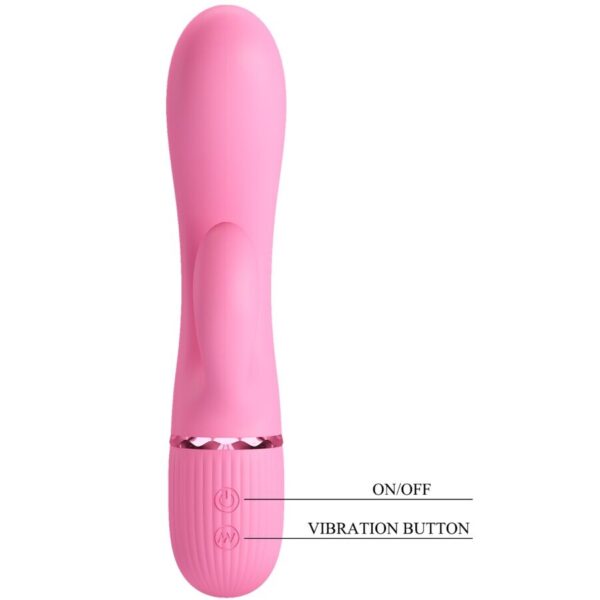 Pretty Love Marski — Rabbit Vibrator, Rechargeable, Pink — G-Spot Vibrators — view 5
