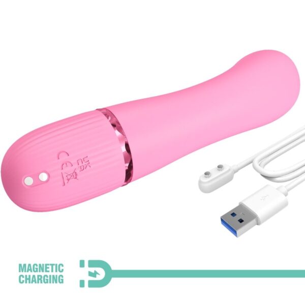 Pretty Love Marski — Rabbit Vibrator, Rechargeable, Pink — G-Spot Vibrators — view 9