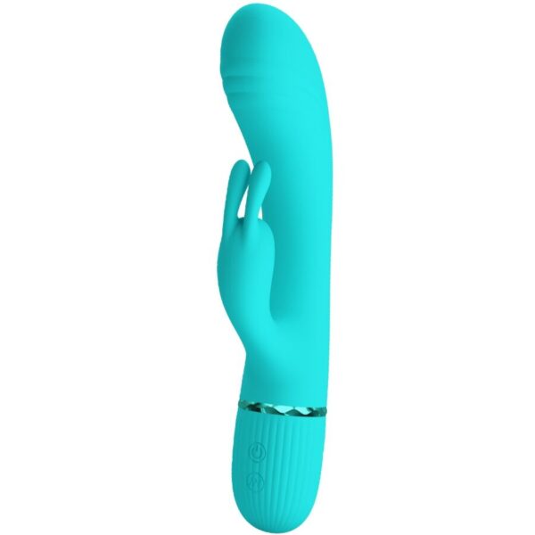 Pretty Love Scocco — Rabbit Vibrator, Rechargeable, Turquoise — Hi-Tech Vibrators — view 9