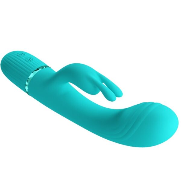 Pretty Love Scocco — Rabbit Vibrator, Rechargeable, Turquoise — Hi-Tech Vibrators — view 10