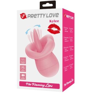 Pretty Love Kylee — Tongue Vibrator, Rechargeable, Nude Pink — Clitoral Stimulators — view 4