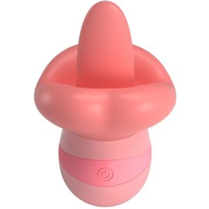 Pretty Love Kylee — Tongue Vibrator, Rechargeable, Nude Pink — Clitoral Stimulators