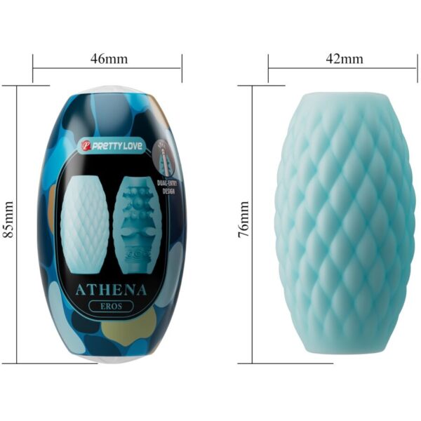 Pretty Love Athena Eros — Male Masturbator, Waterproof, Sky Blue — Male Masturbators — view 6