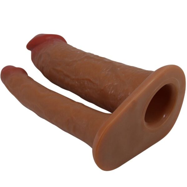 Pretty Love Keaven — Double Strap-On, 17.5 cm, Hollow — Penis Accessories — view 3