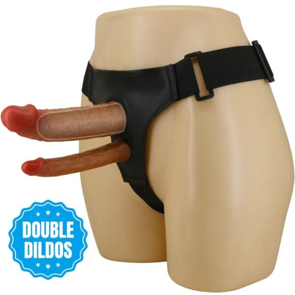 Pretty Love Keaven — Double Strap-On, 17.5 cm, Hollow — Penis Accessories — view 7