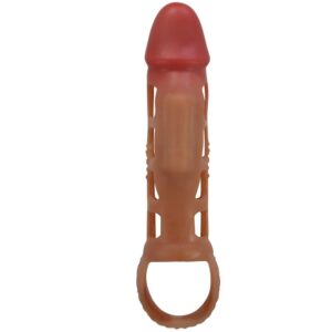 Pretty Love Preston — Vibrating Penis Sleeve, Ball Ring, 18 cm — Penis Accessories — view 2