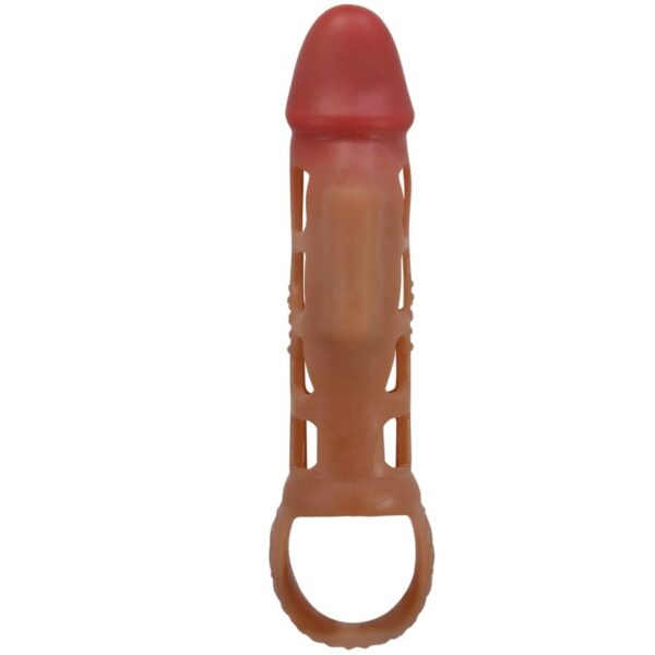 Pretty Love Preston — Vibrating Penis Sleeve, Ball Ring, 18 cm — Penis Accessories — view 2