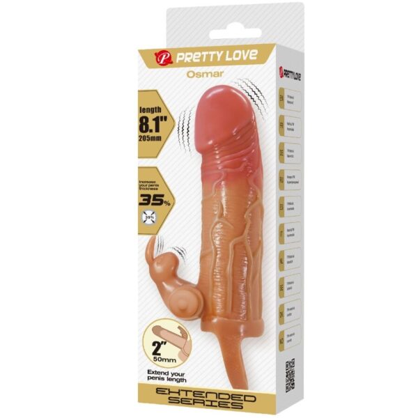 Pretty Love Osmar — Vibrating Penis Sleeve — Couples — view 8