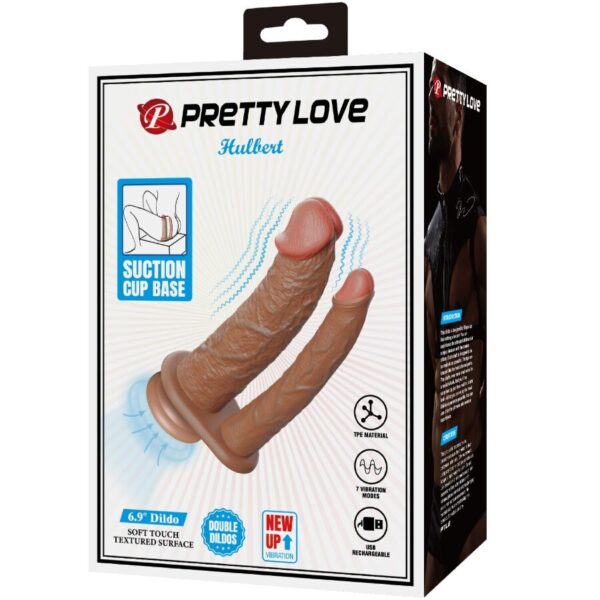 Pretty Love Hulbert — Vibrating Double Dildo, Rechargeable — Dildos — view 8
