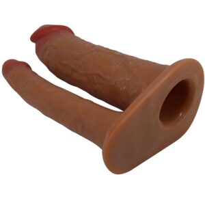 Pretty Love Yairon — Penis Sleeve, Double, Brown — Penis Accessories — view 2