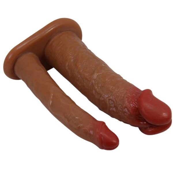 Pretty Love Yairon — Penis Sleeve, Double, Brown — Penis Accessories — view 5