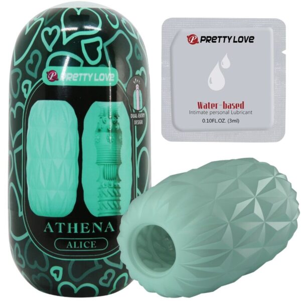 Pretty Love Athena Alice Egg — Male Masturbator, Turquoise — Male Masturbators — view 5