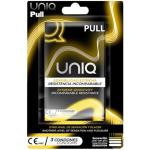 Uniq Pull — Non-Latex Condoms, 3 Pack — Condom 3 Packs
