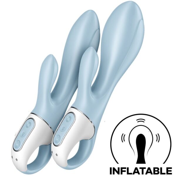 Satisfyer Air Pump Bunny 1 — Rabbit Vibrator, Rechargeable, Blue — G-Spot Vibrators — view 5