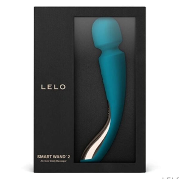 LELO Smart Medium 2 — Wand Massager, Silicone, Ocean Blue — Clitoral Stimulators — view 2
