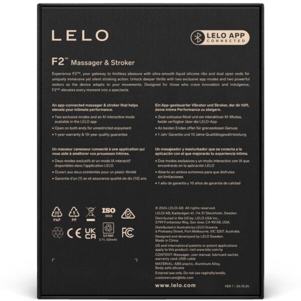 LELO F2S — Male Masturbator, App-Controlled — Automatic Masturbators — view 8