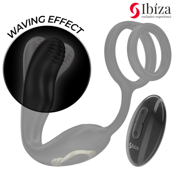 Ibiza Wiggle — Vibrating Cock Ring, Remote Control — Cock Rings — view 3