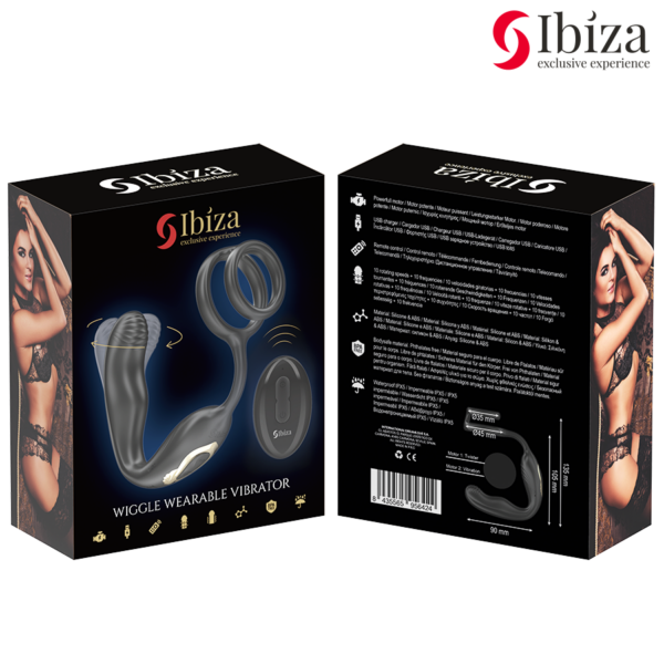 Ibiza Wiggle — Vibrating Cock Ring, Remote Control — Cock Rings — view 6